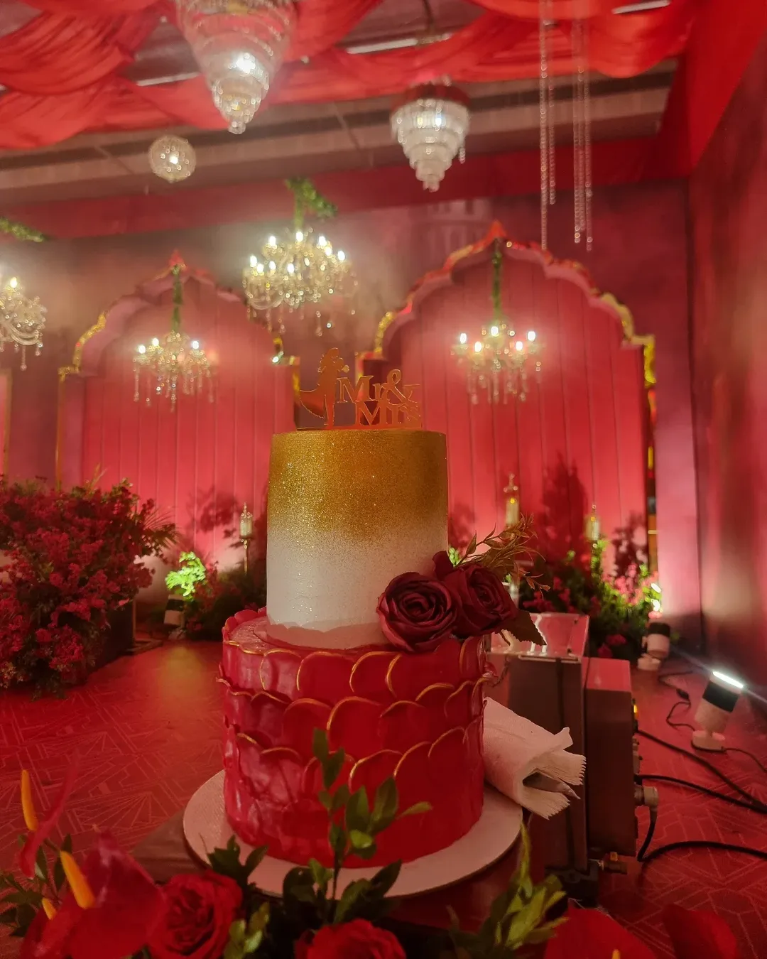 Beautiful cake display